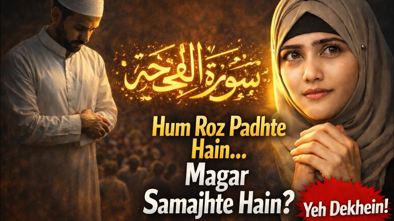 Hum Roz Surah Al-Fatiha Padhte Hain… Magar Kya Samajhte Hain? #The Adeewa voice 