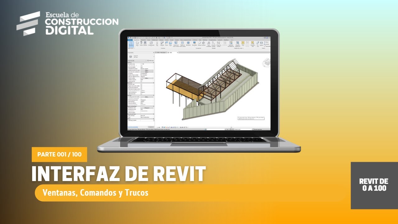 🏗 Revit de 0 a 100 | Parte 001 | Interfaz de Revit✅