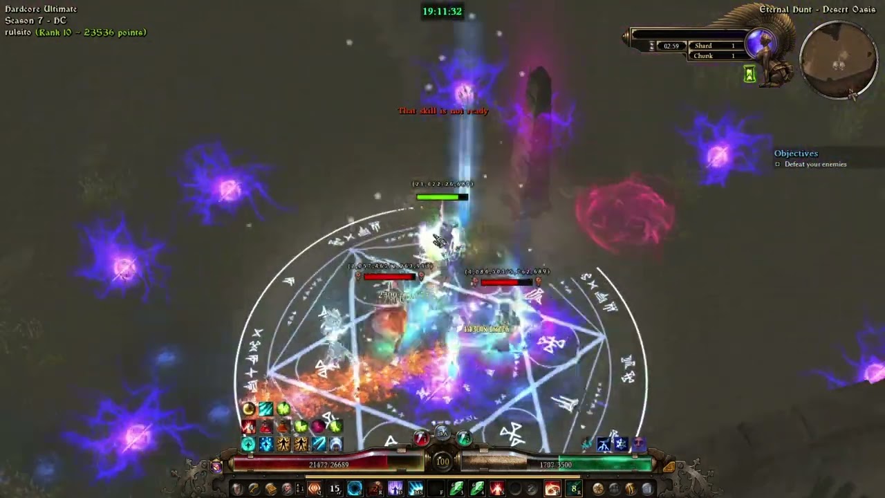 Schr&ouml;dinger Rul Against Moira fight Grim Dawn Season 7 [HC SSF]