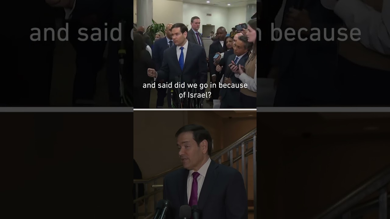 Rubio contradicts himself on remarks about starting Iran war over Israel