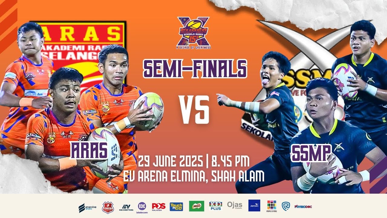 SSR15s - SSM Pahang vs Akademi Ragbi Selangor - Semi Final