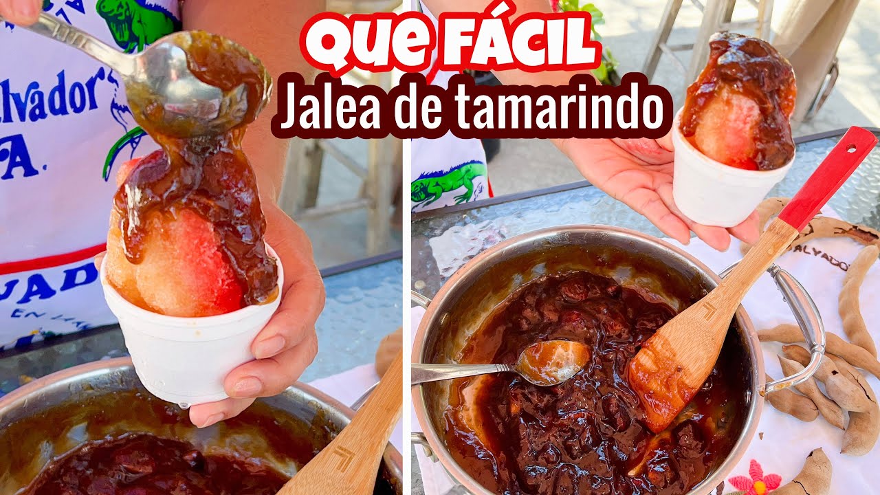 Como hacer JALEA DE TAMARINDO natural para minutas y raspados |RECETA FÁCIL