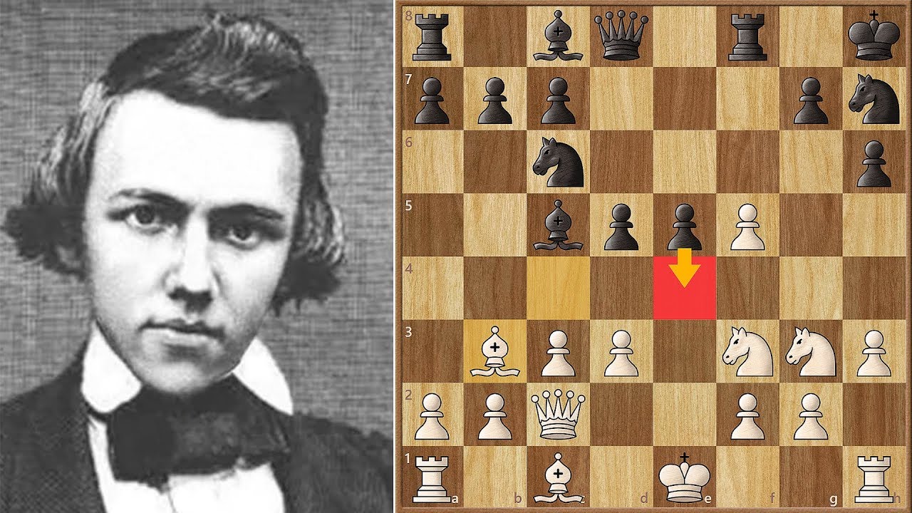 When Morphy Bluffs, You Run! || Thompson vs Morphy || Game 2 (1857)