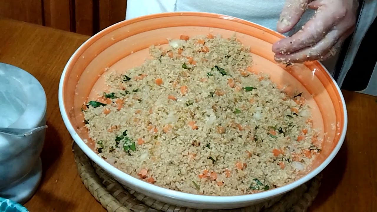 Come fare un ottimo COUS COUS TRAPANESE  DI PESCE  DALL'INCOCCIATURA ALL'IMPIATTAMENTO