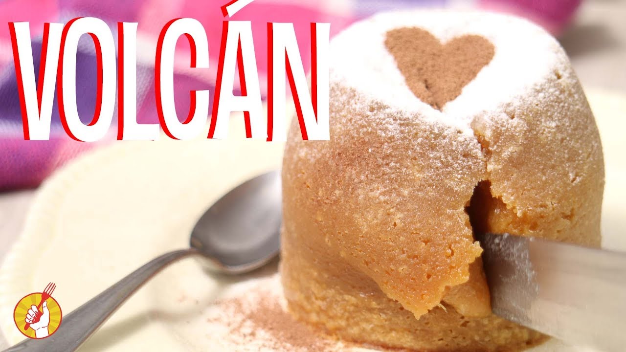 VOLCAN DE DULCE DE LECHE el mejor postre COULANT | Receta Fácil | Tenedor Libre