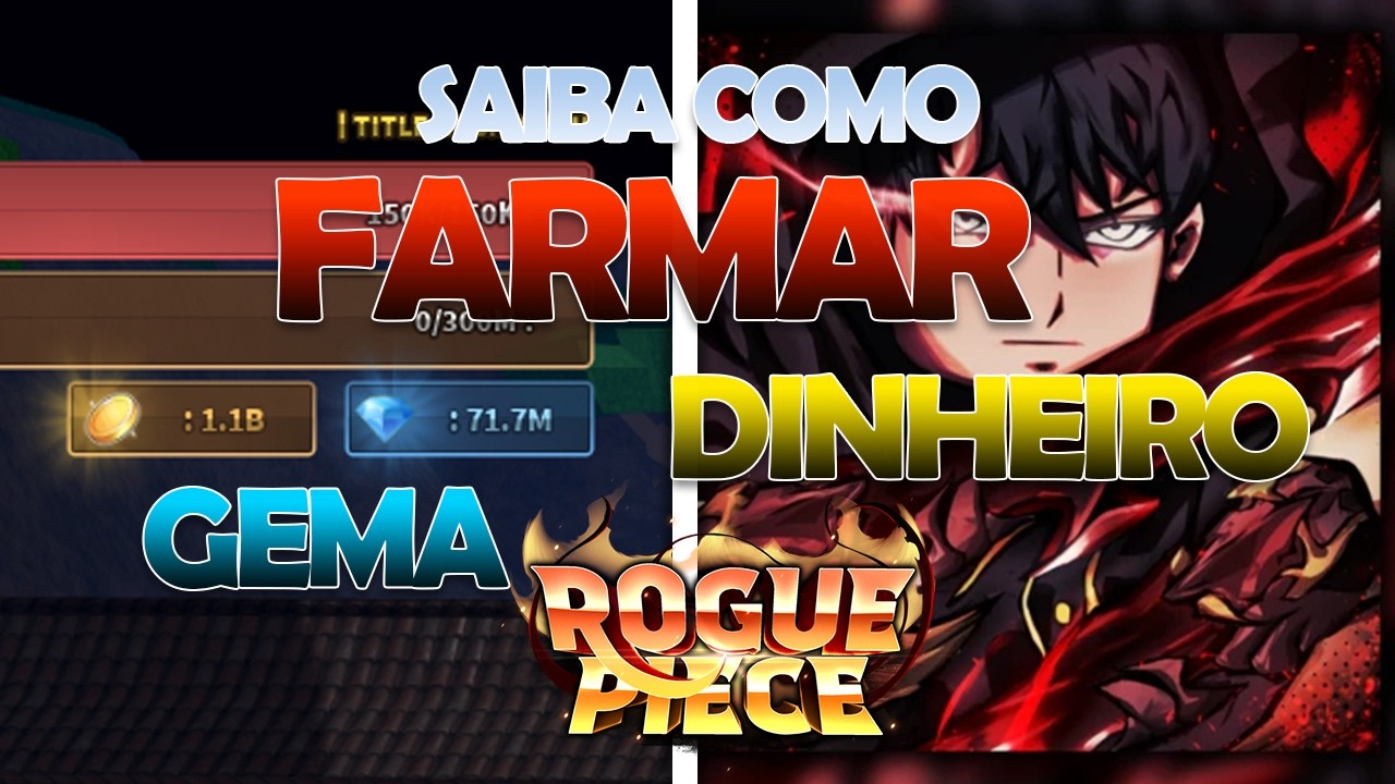 COMO FARMAR GEMA e DINHEIRO - #roguepiece
