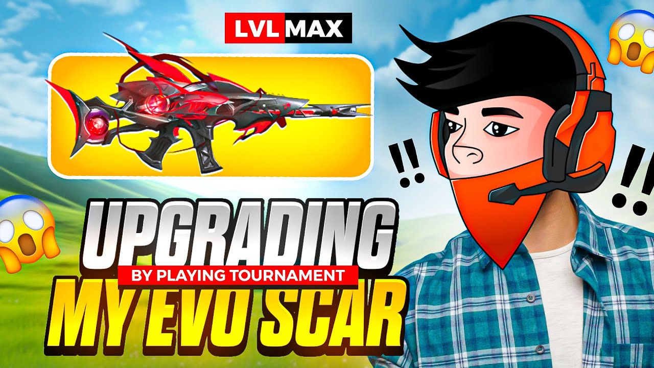 Upgrading My Evo Scar 🔫| By Playing Free Fire Tournament 🔥| Shreyash!op