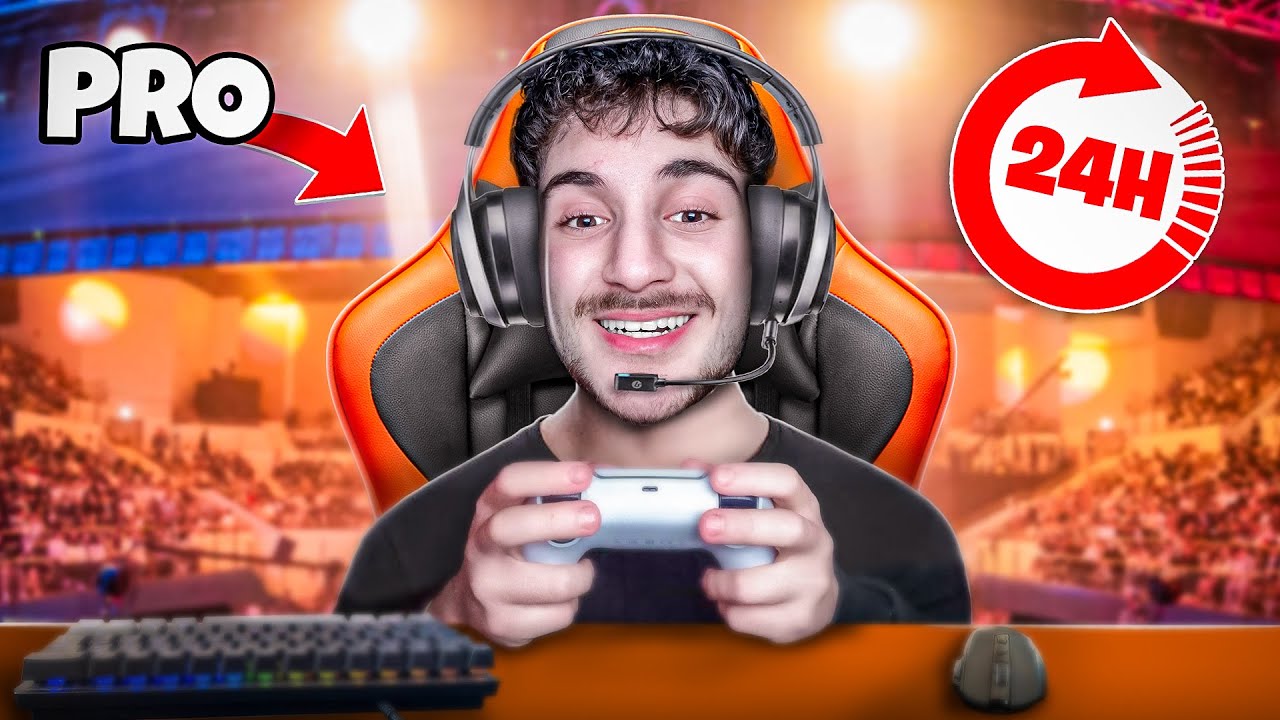 24 HEURES dans la Vie D'un ADOS qui veut Devenir PRO Sur FORTNITE !!! 🏆