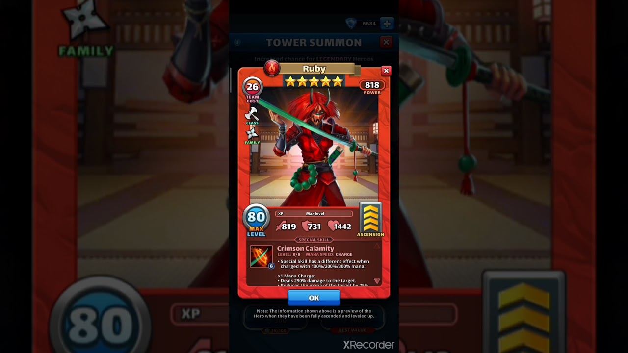 Empires and Puzzles Ruby Review Is She Good? - NEW NINJA - Rubinia Recenzja Czy Jest Dobra?