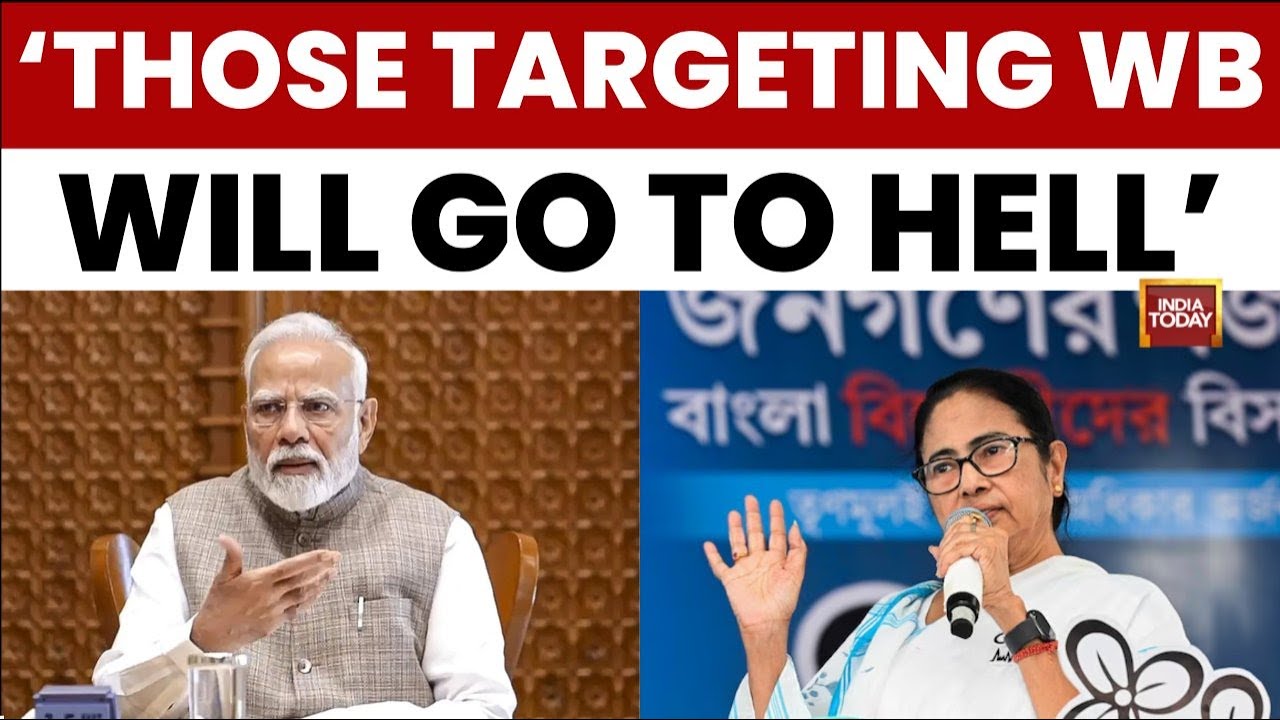 Bengal Elections:Mamata Calls BJP 'Party Of Thieves', Warns 'Those Targeting Bengal Will Go To Hell'