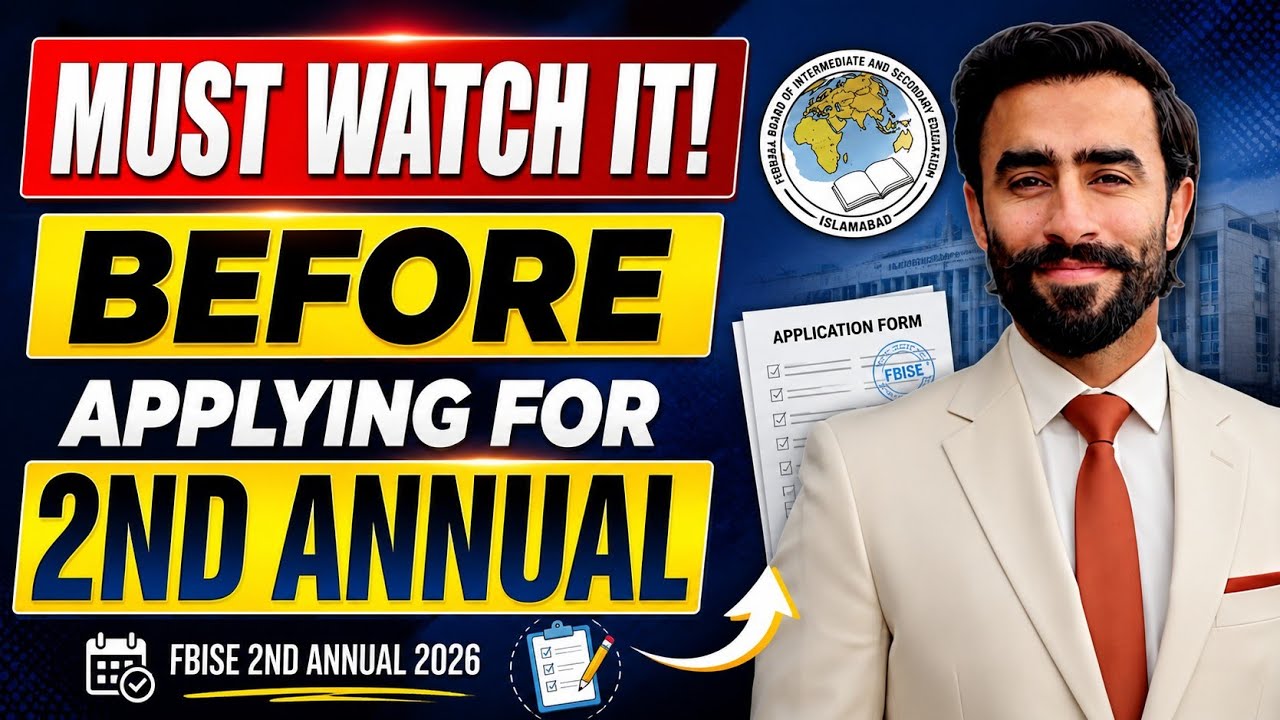 FBISE 2nd Annual 2026: Watch This Before You Apply! | Complete Online Application Guide