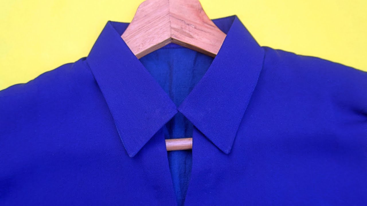 ✅ V Collar Cutting and Stitching Tutorial for Beginners | STYCH STUDIO