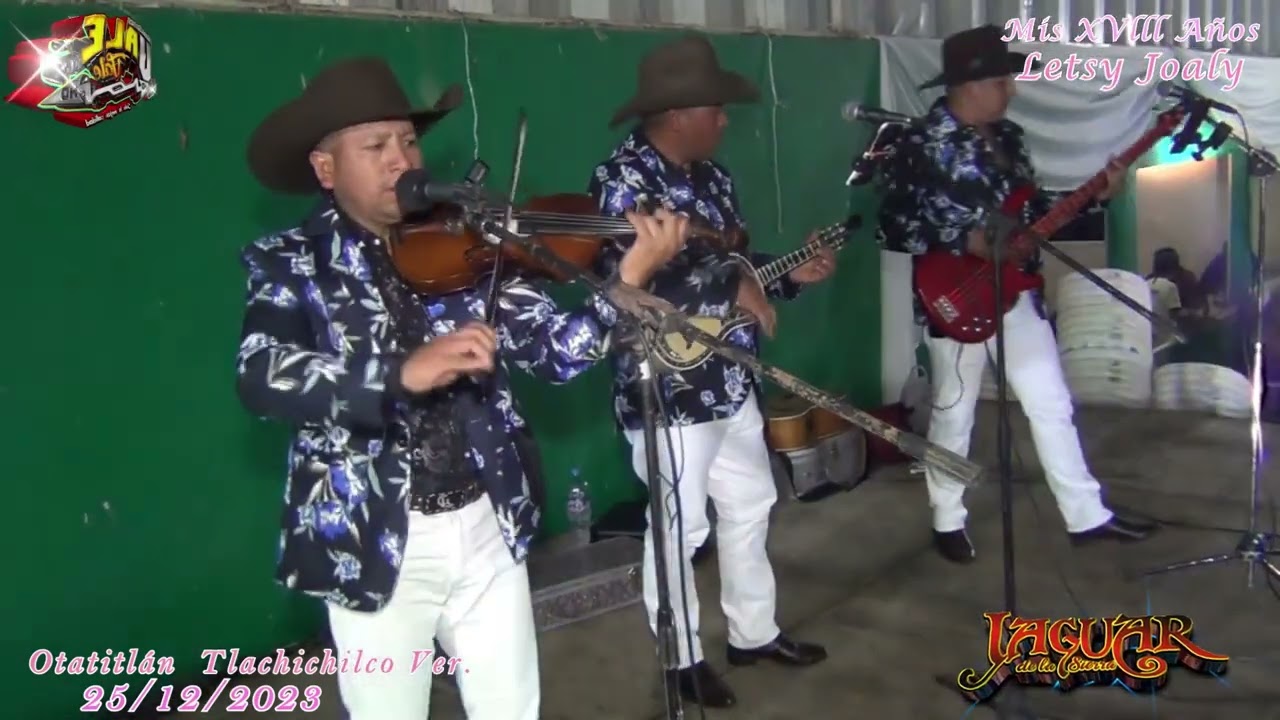 TRIO JAGUAR DE LA SIERRA EN LOS XVIII AÑOS LETSY JOALY EN OTATITLAN TLACHICHILCO VER. (25/12/2023)