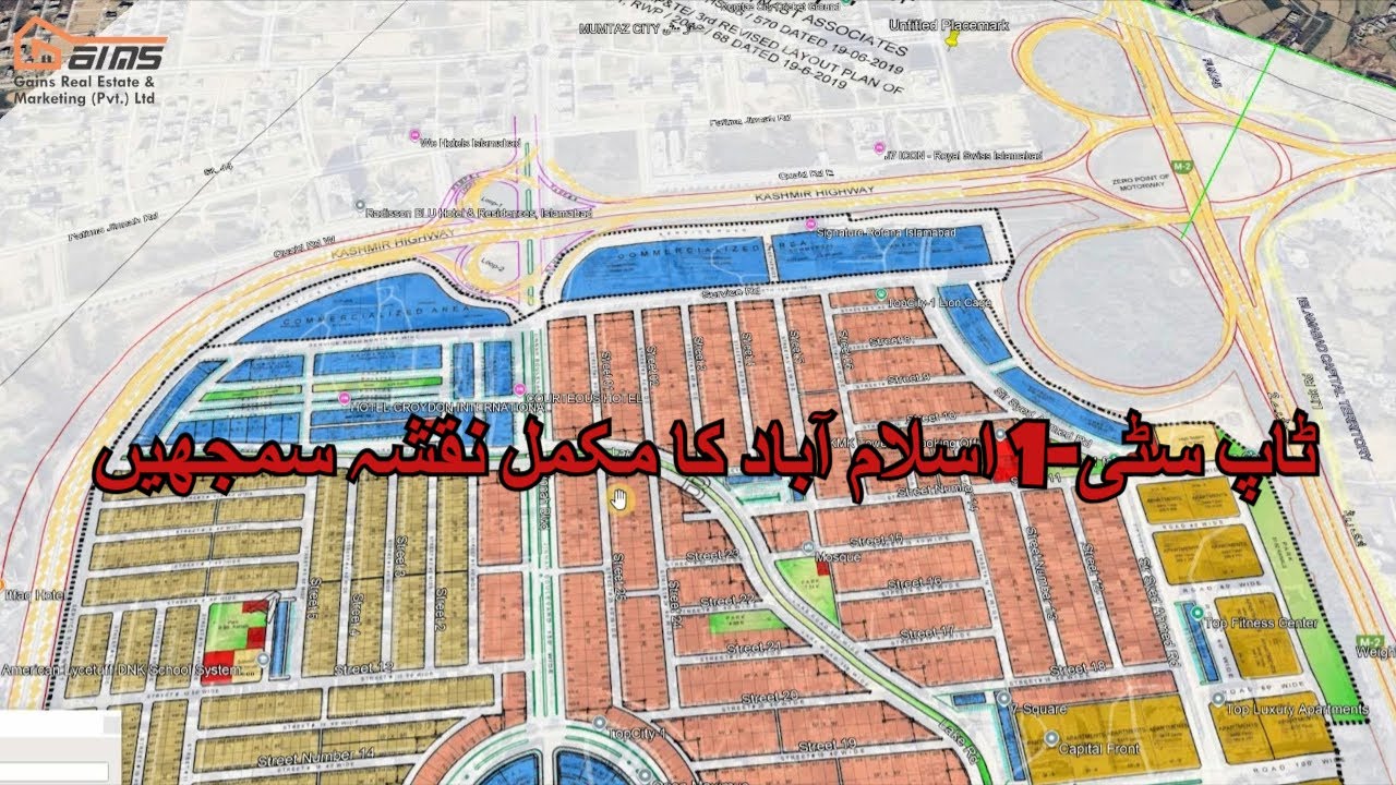 Top City-1 Map Explained | Malik Junaid Gains Real Estate