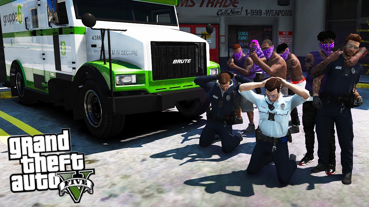 Prepadli sme OZBROJENÝ KONVOJ - GTA 5 Role Play Real #5