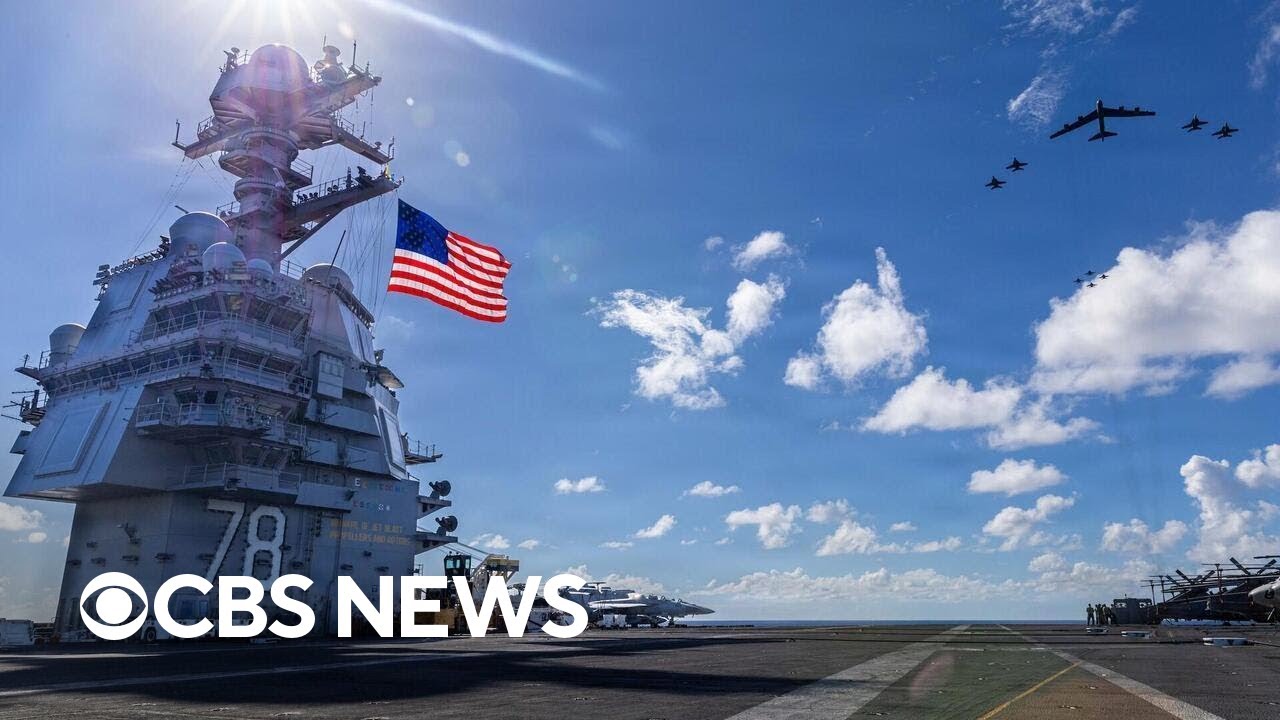 USS Gerald Ford aircraft carrier, 3 other warships enter Mediterranean Sea amid Iran tensions