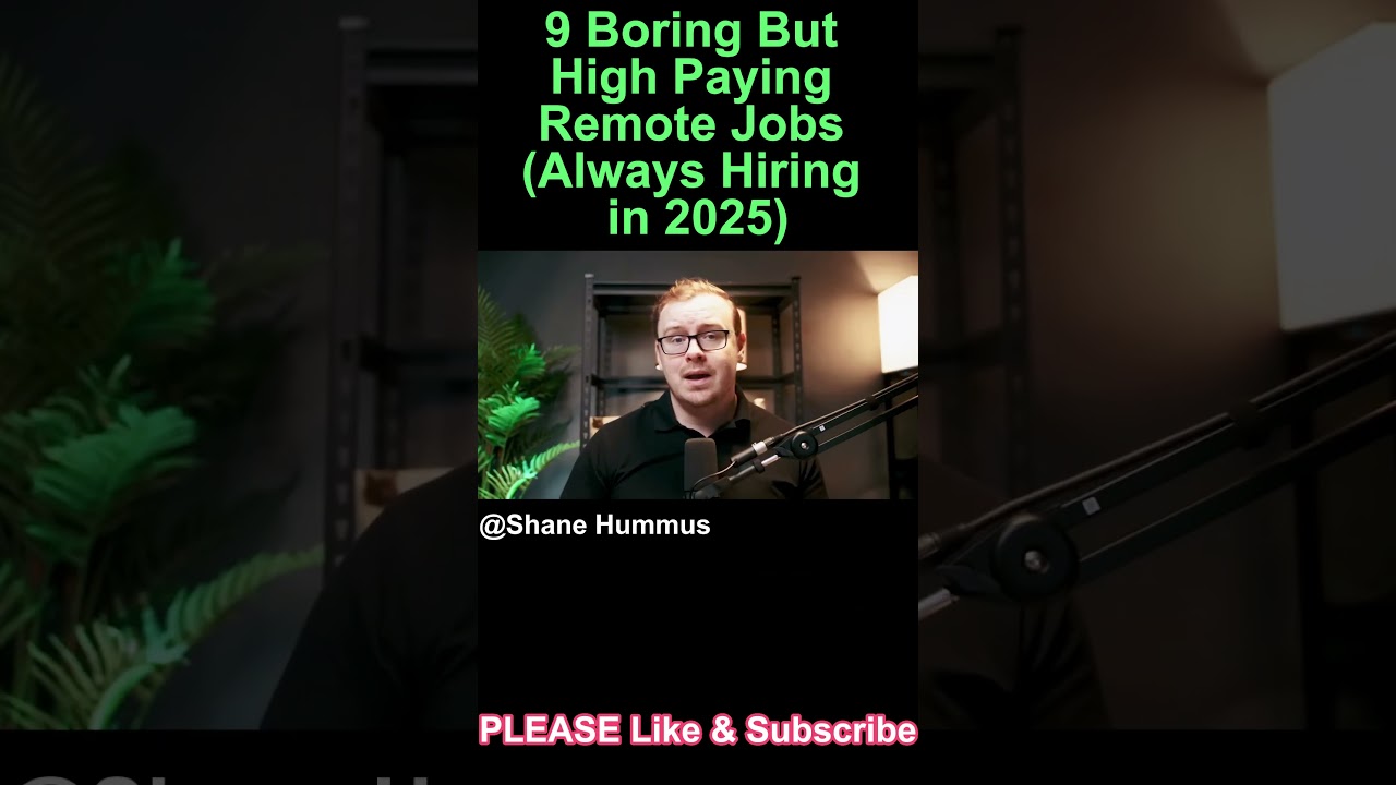 9 Boring But High Paying Remote Jobs (Always Hiring in 2025)