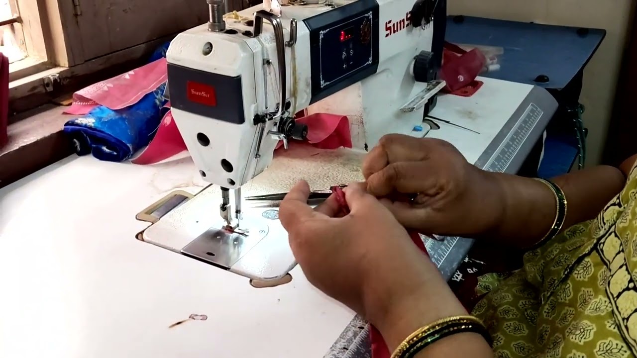 Simple&easy cross cutting blouse stitching method/సింపుల్&ఈజీ క్రాస్ కటింగ్ బ్లౌజ్ స్టిట్చింగ్ మెథడ్