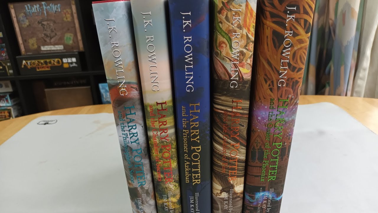 Harry Potter Hardcover Illustrated Editions Books 1 - 5