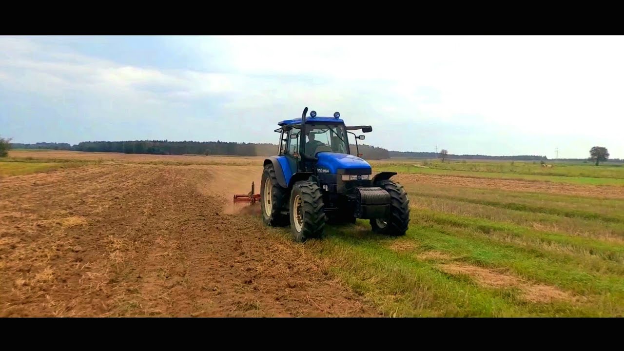 Gruberowanie 2022. New Holland TM125 + Unia KOS. !Engine Sound!