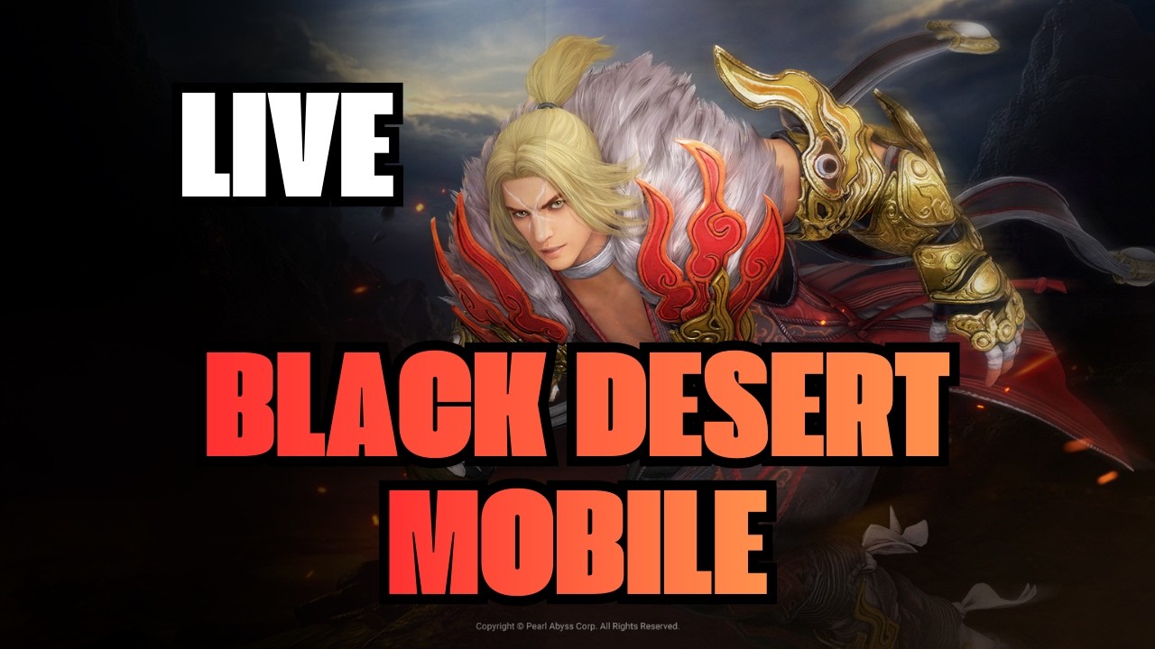 BLACK DESERT MOBILE AO VIVO 🔥 — Fazendo Quests Pós Temporada | Progresso Plus 🔥