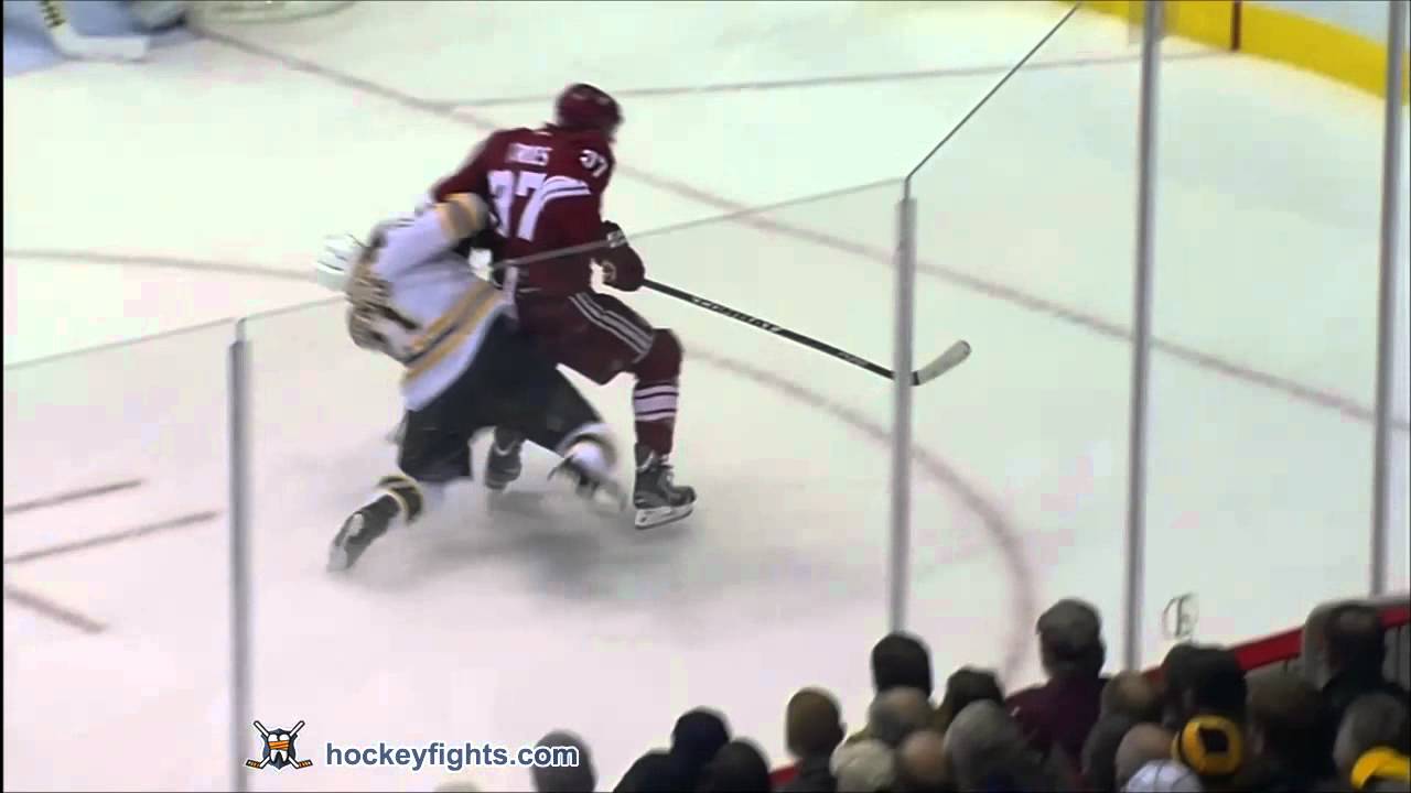 Adam McQuaid vs Raffi Torres Dec 28, 2011
