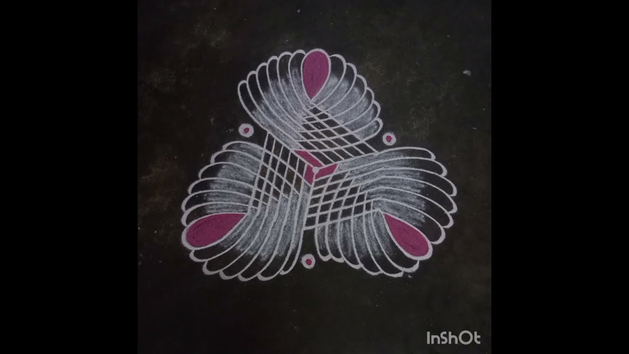 3*2 dots /கார்த்திகை மாத படி கோலங்கள் /rangoli kolam designs simple muggulu /beginners kolam 