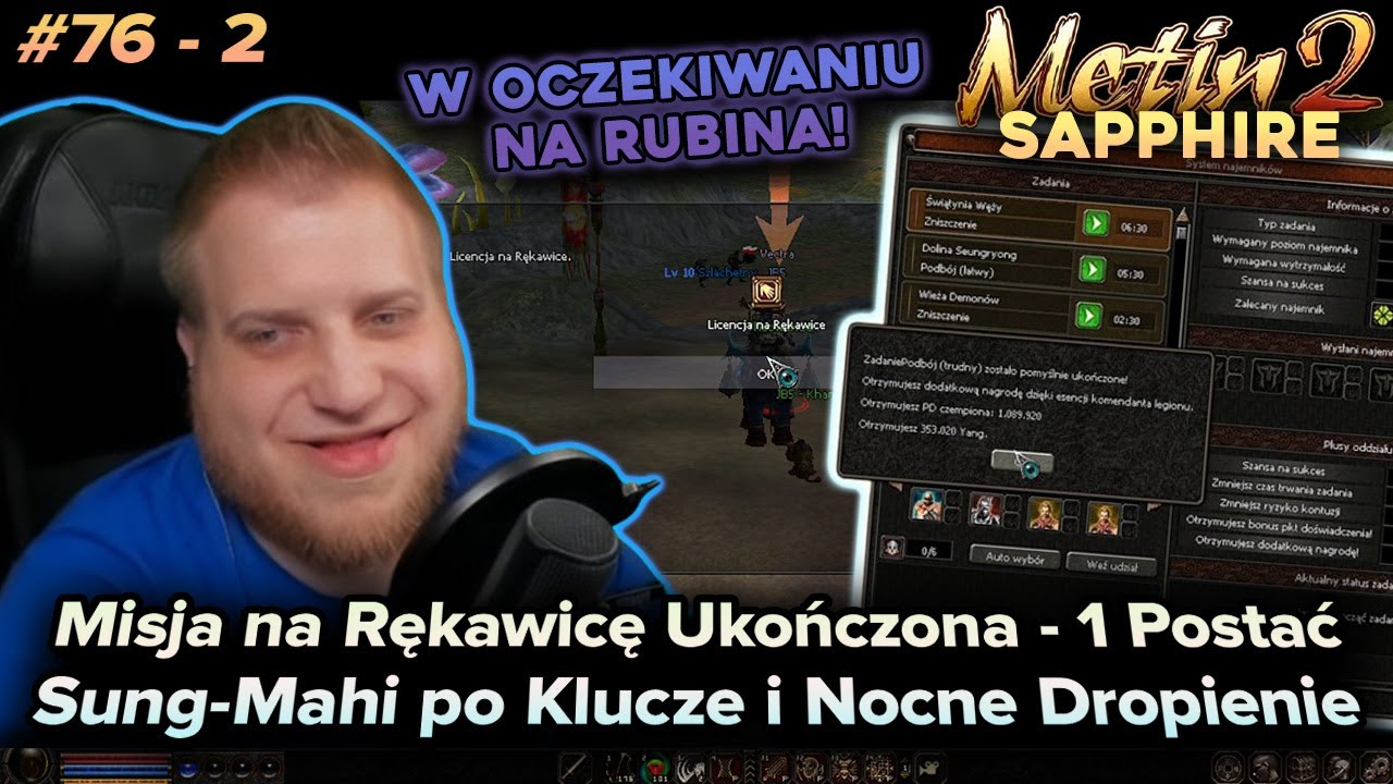 Sabal - Metin2 - Sapphire - Misja na rękawice ukończona, wieża pod klucze i nocne zarabianie - 76/2