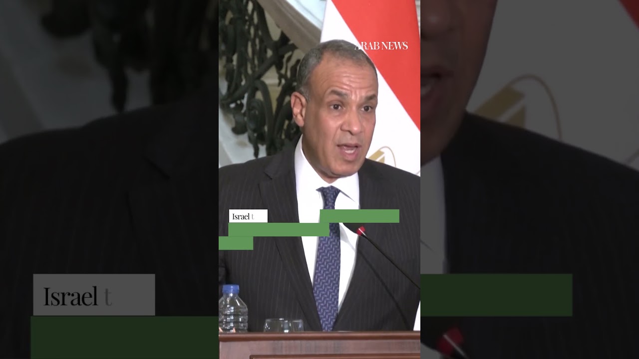Egypt says describing displacement of Palestinians as voluntary is &lsquo;nonsense&rsquo;