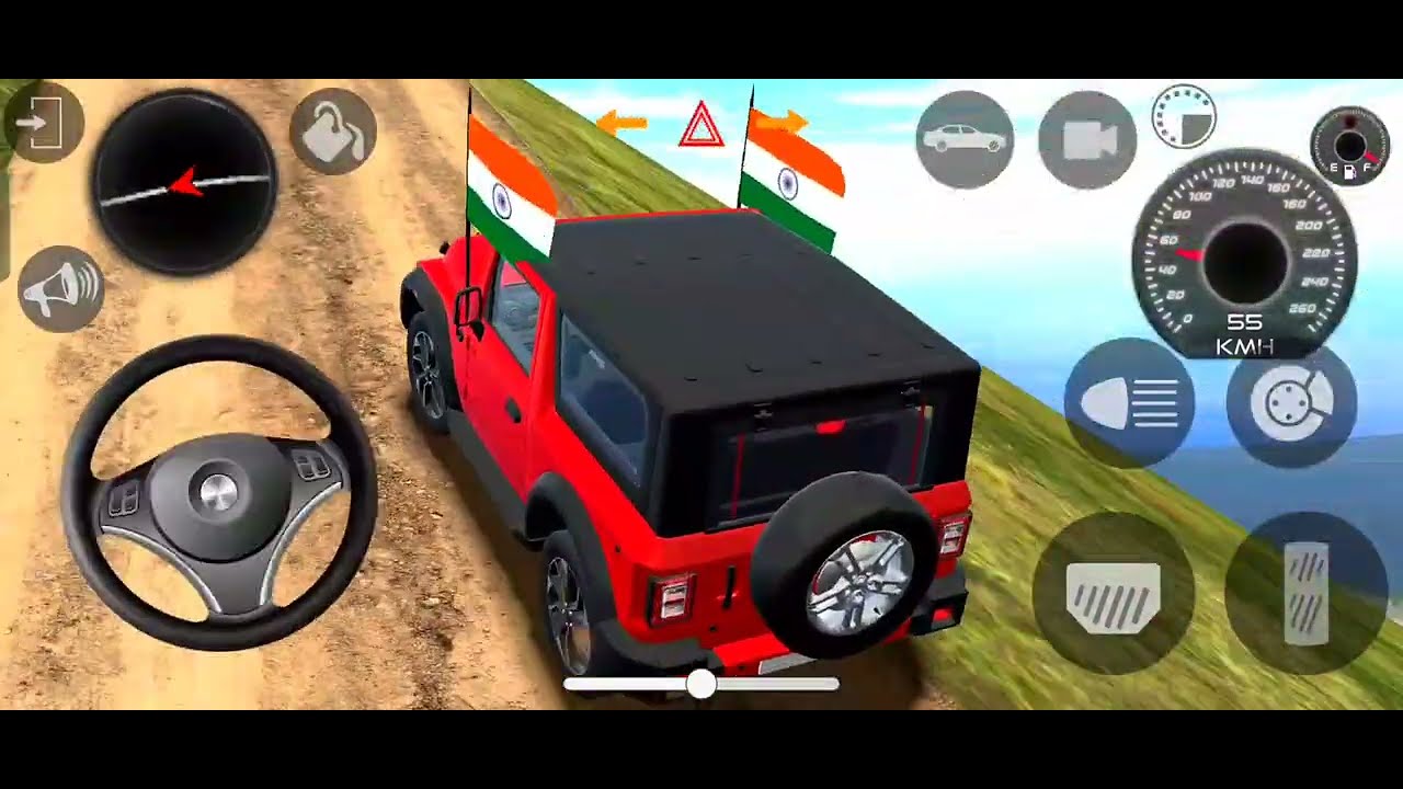 Modified Mahindra Thar😈Games:Indian Thar (Gadi Wala Games) Car Game Android Game - Android Gameplay