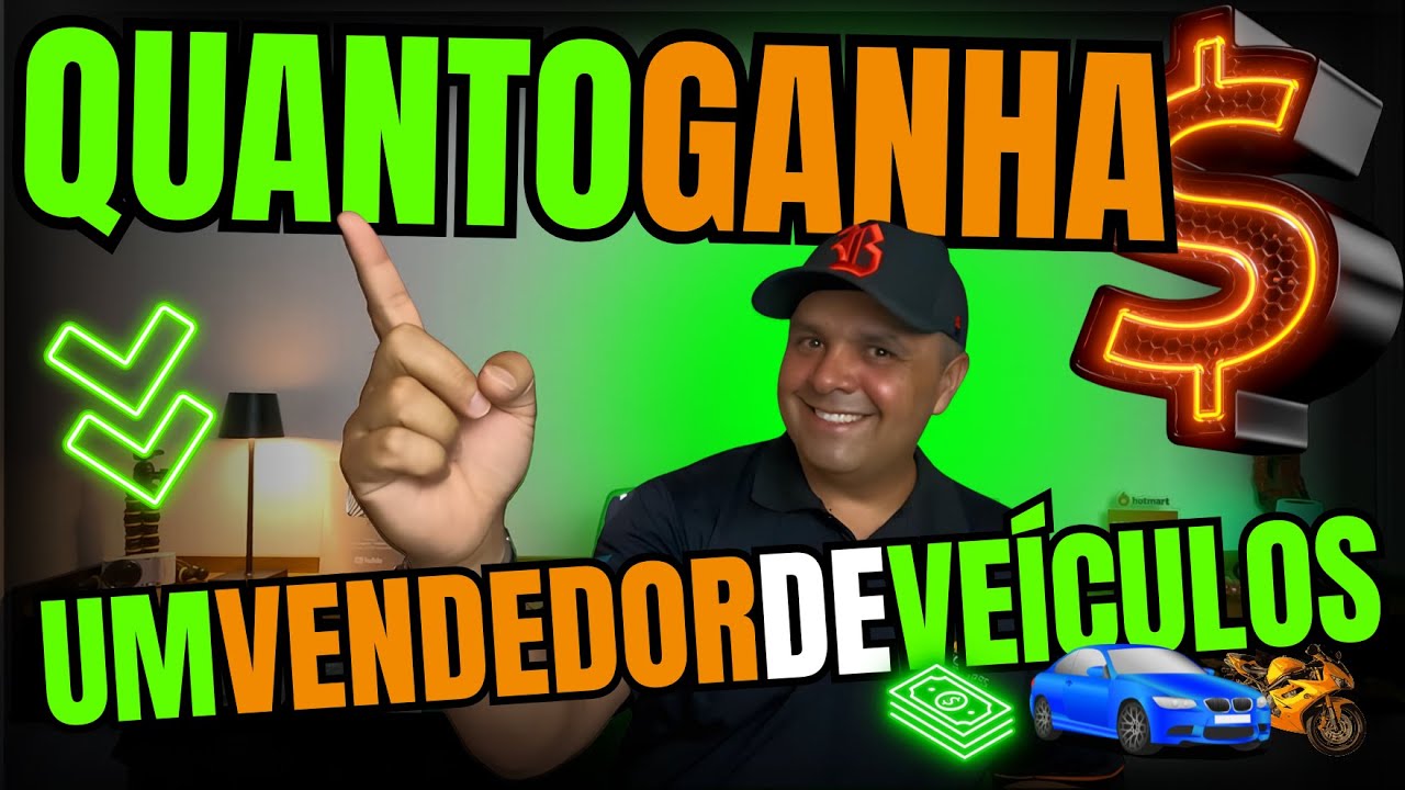 Quanto ganha um consultor de vendas de veículos em 2025
