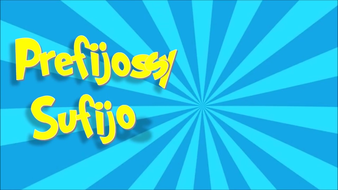 Prefijos y Sufijos | Ni&ntilde;os de primaria