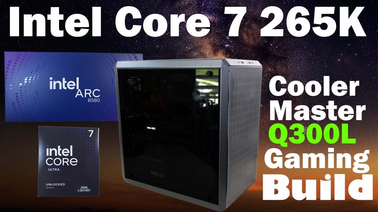 Intel Core Ultra 7 265K - Intel Arc B580 Asus B860M Max Gaming mATX Build