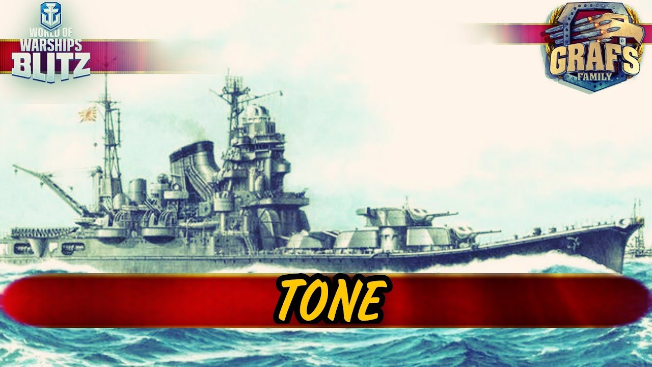 TONE - обзор проспонсирован ботами. WoWS BLITZ. Альянс GRAFS FAMILY