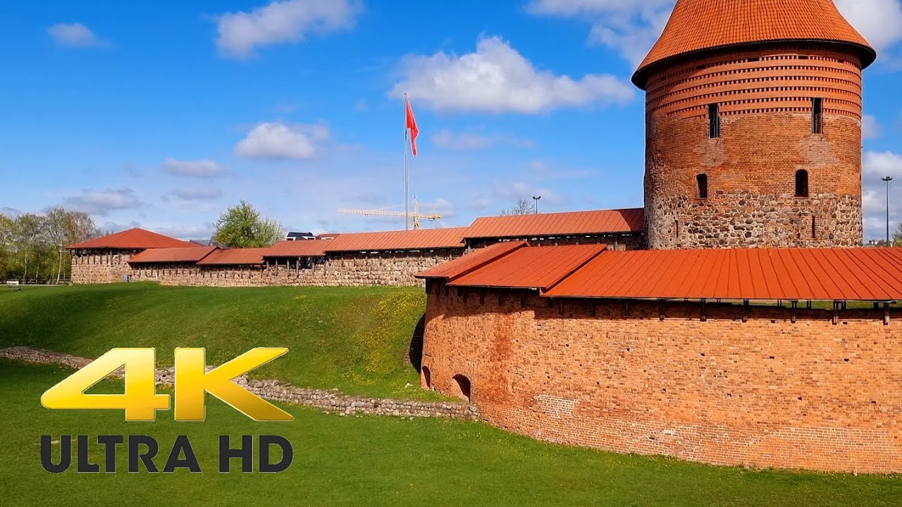 A Walk in the Old Town of Kaunas | 4K
