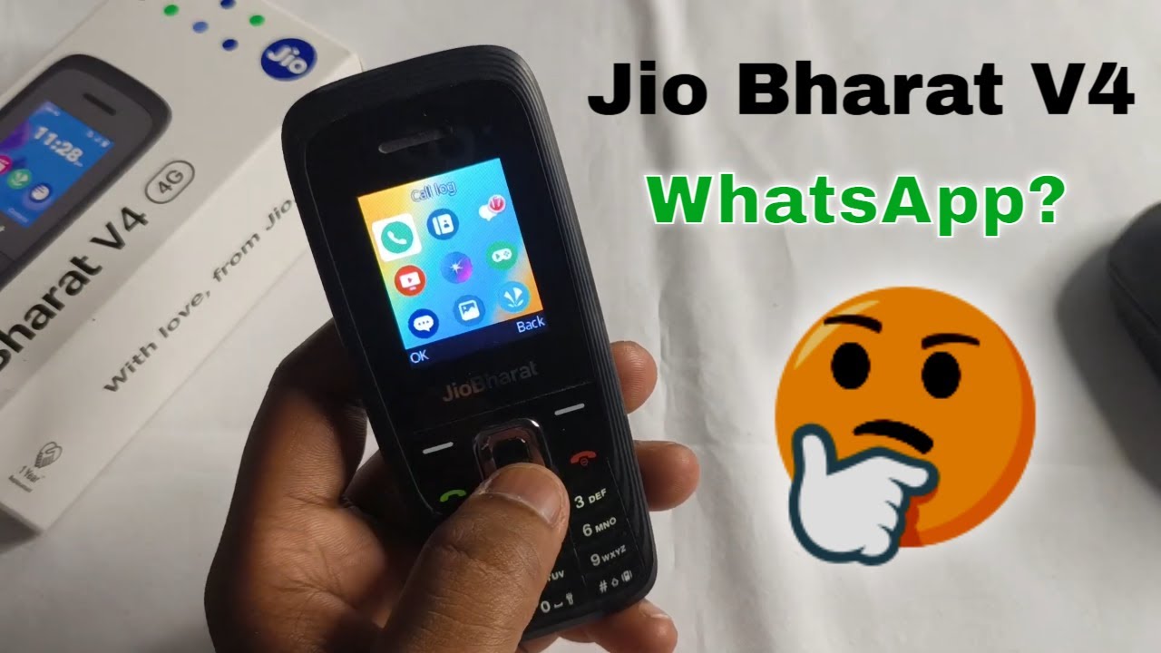How to use WhatsApp on Jio Bharat V4 | New WhatsApp update for Jio Bharat V4