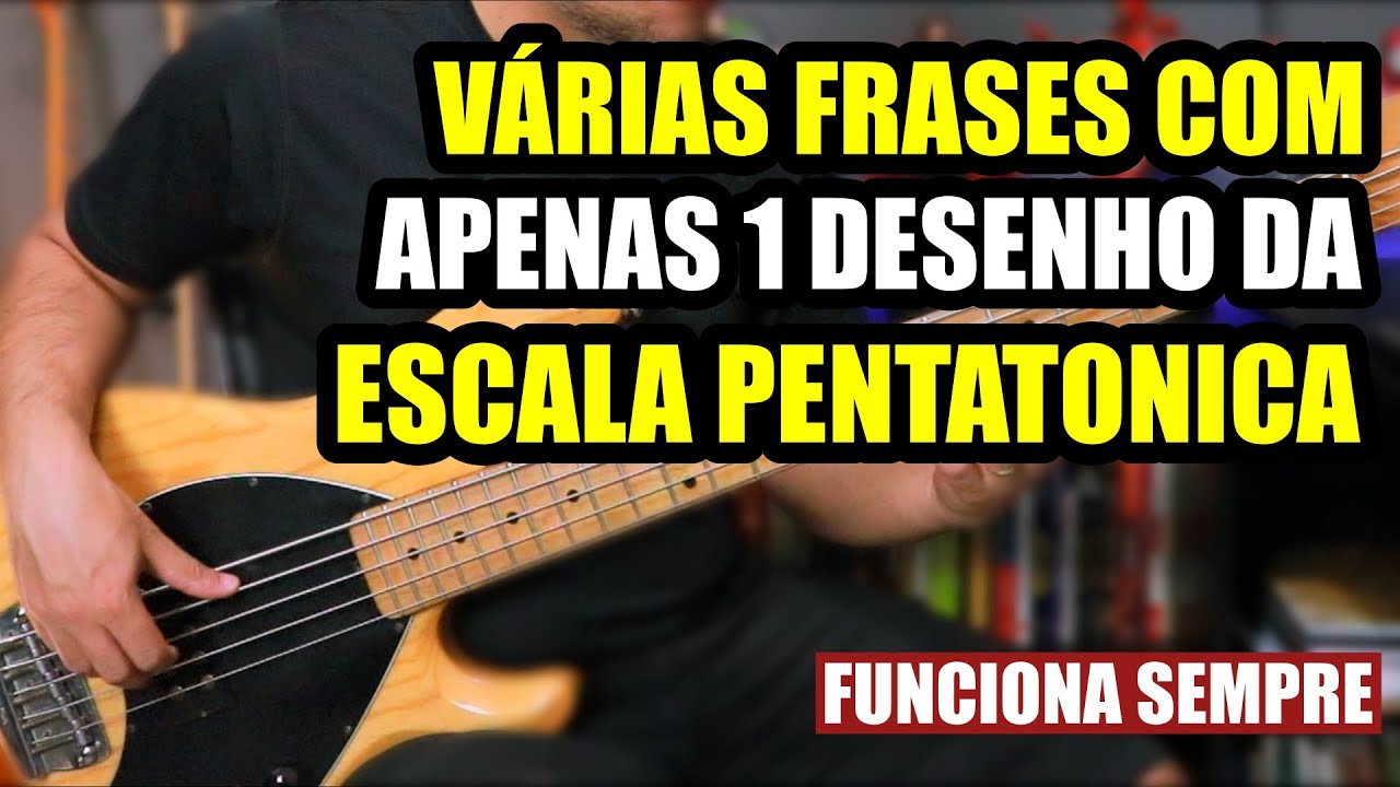 Como Criar Varias Frases com a Pentatonica Menor | Ryan Souza