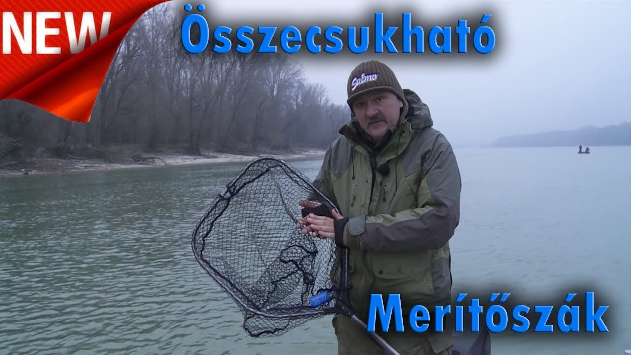 Összecsukható gumírozott merítőszák #L&K