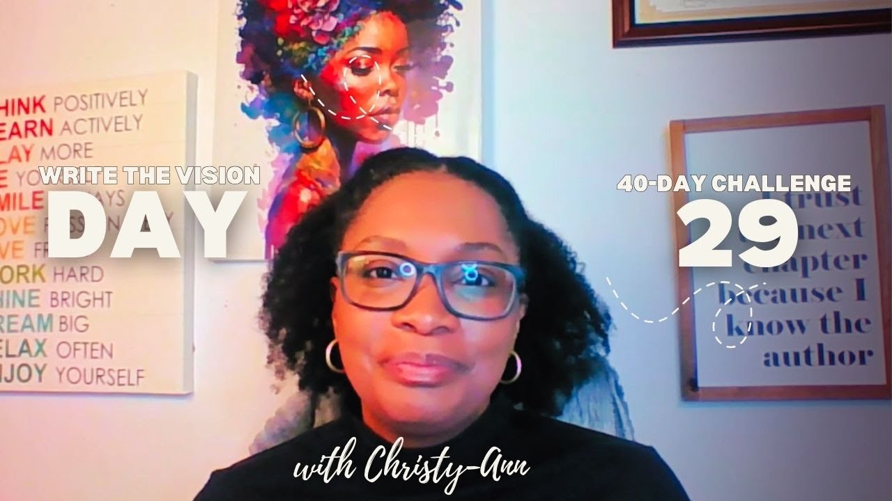 Day 29 | Write the Vision Challenge | Capturing Scriptures