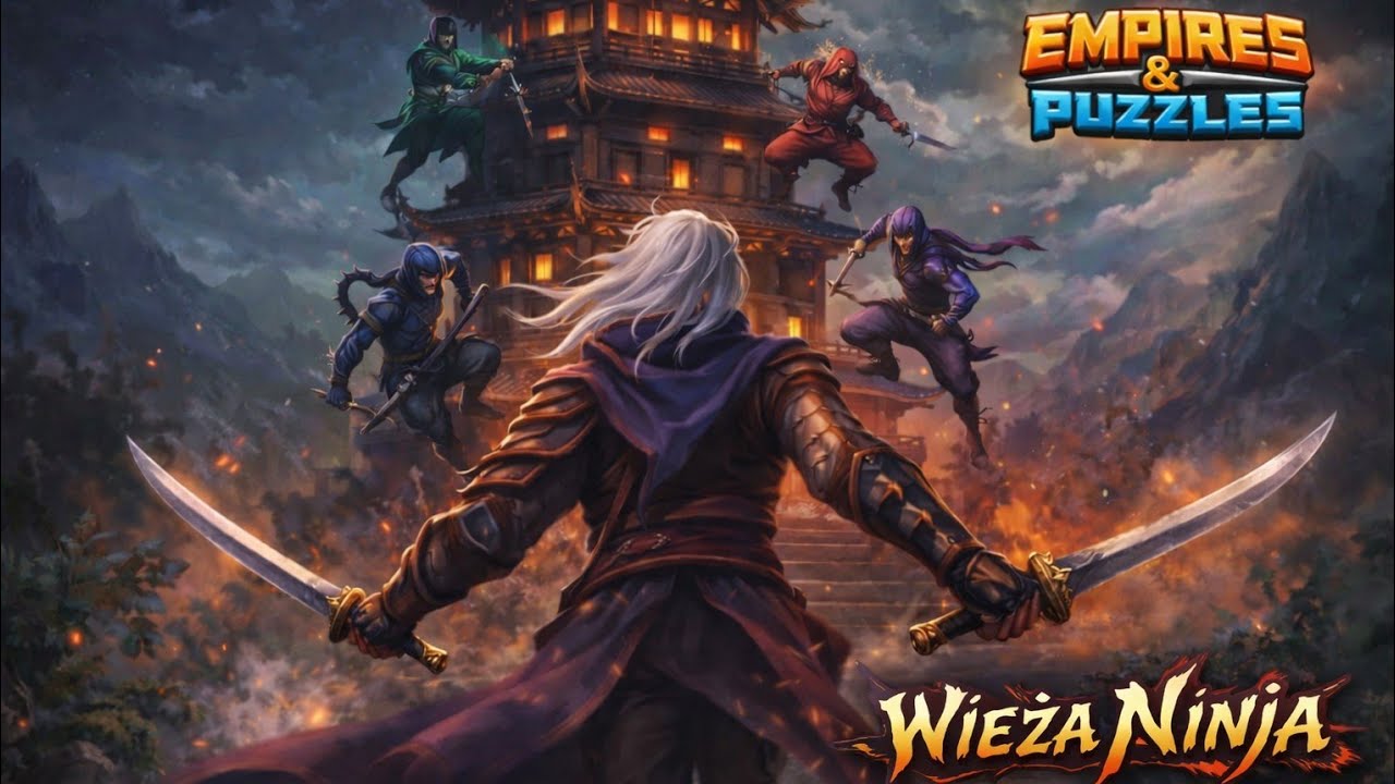 Empires and Puzzles- Nowa wieża ninja - etapy 1 do 10