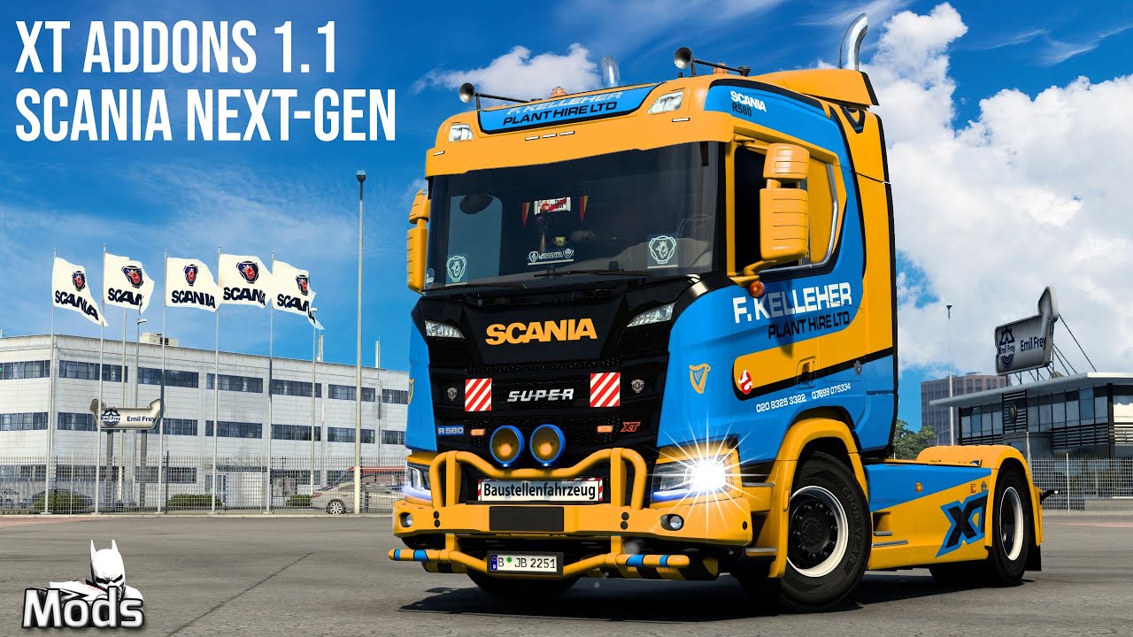 ETS2 1.40 MODS ★ LKW Tuning ▶️ Scania R580 XT Addon v1.1 [Basteln mit Maximus]