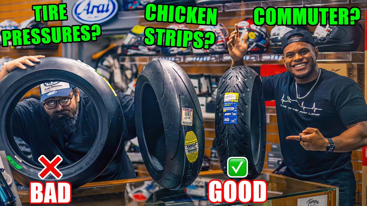 BEST Motorcycle Tires EXPLAINED 🫣| Pirelli, Dunlop, Michelin, Metzler, Bridgestone, etc.