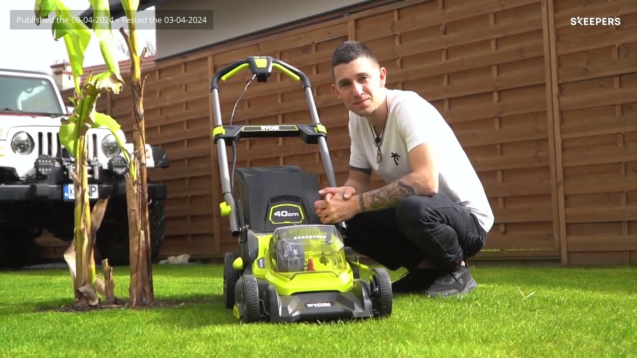Kosiarka z mulczarką, szer. koszenia 40cm RYOBI RY18LMX40C. Opinia Piotra, ambasadora RYOBI