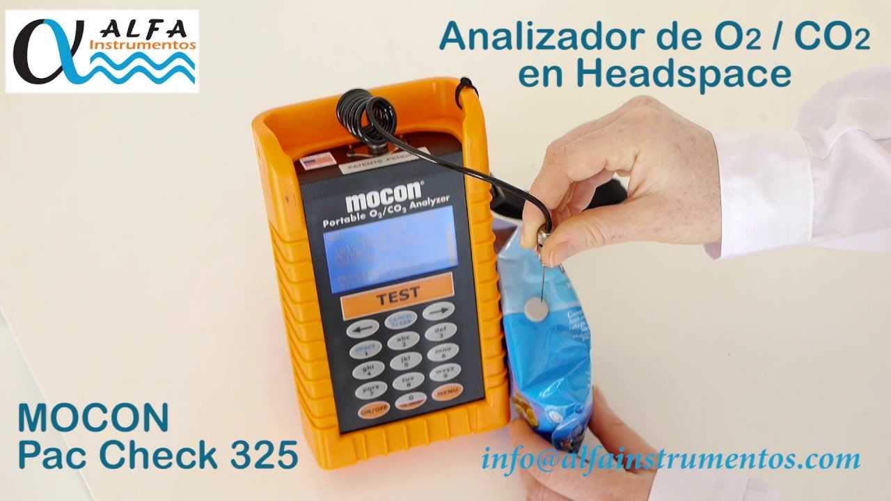 Analizador de Gases O2 / CO2 en Headspace - Gas Analyzer. MOCON Pac Check 325.