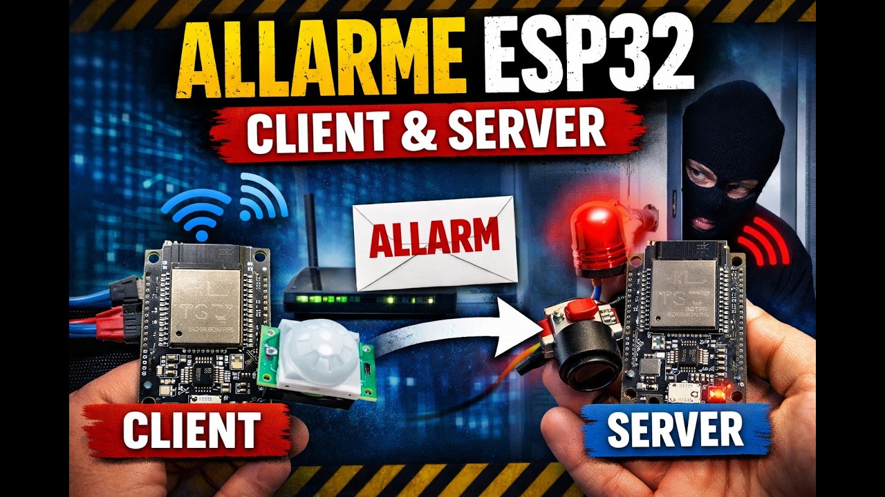 Antifurto Casa con ESP32 🔥 Non è Solo un Allarme!