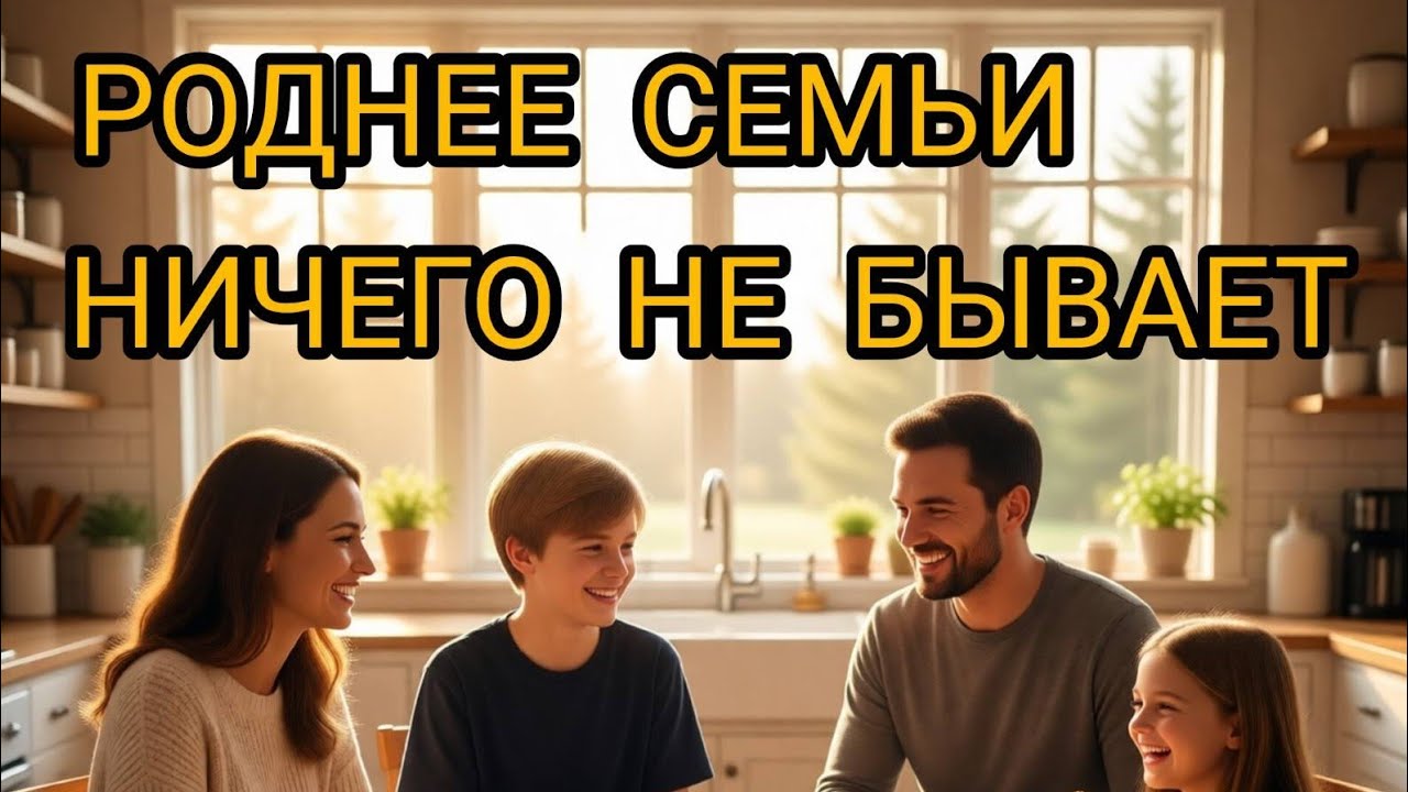Роднее семьи ничего не бывает. Стихи внука Автора Алексея. Исполнение и изображение ИИ. 
