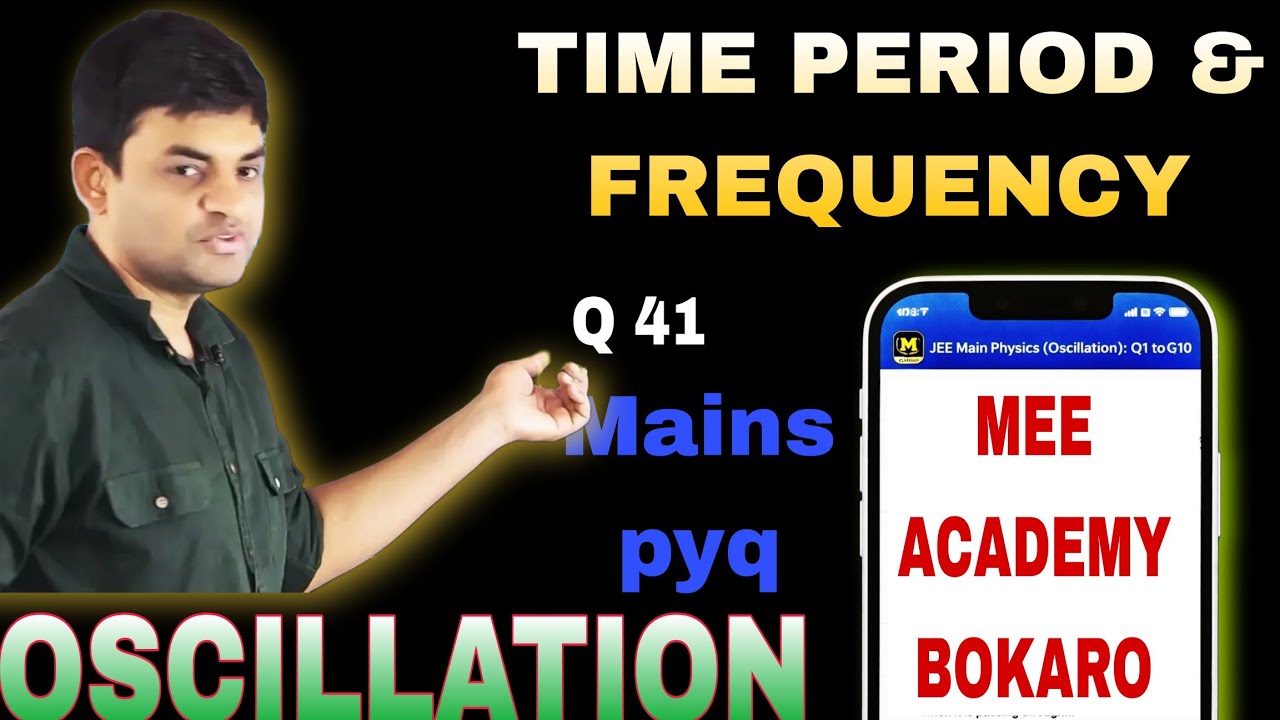 Oscillation PYQ (JEE Main) | Time Period & Frequency Complete Theory + Questions