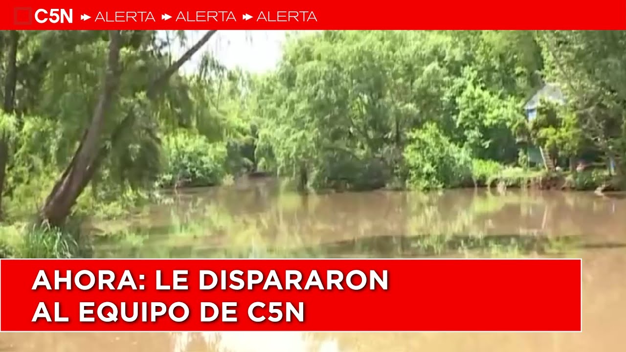 AHORA: LE DISPARARON AL EQUIPO DE C5N