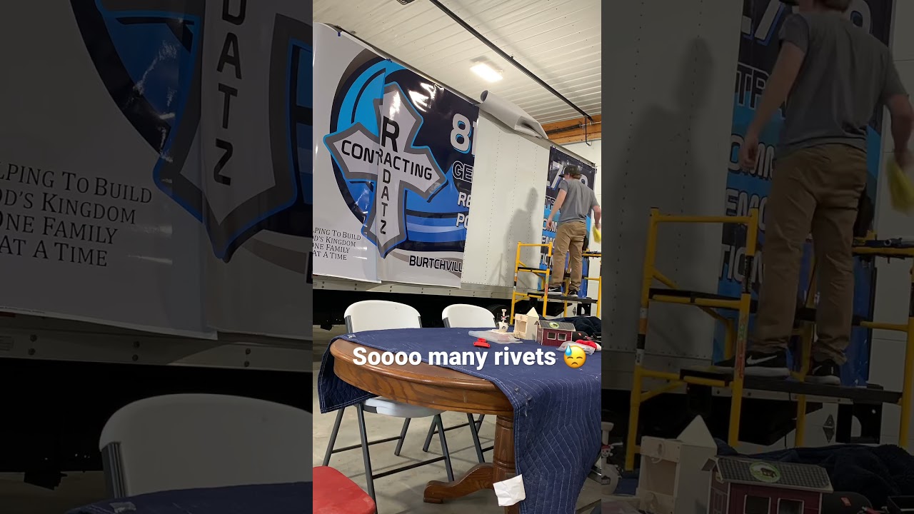 Panel by panel #wrap #layednotsprayed #boxtruck #michigan #vinylwrap #paintisdead #makemomsmile