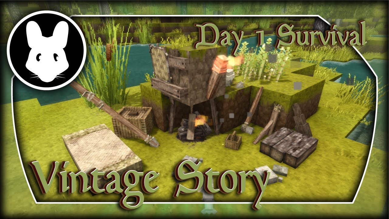 Vintage Story - Day 1 Survival - How to Handbook Bit By Bit